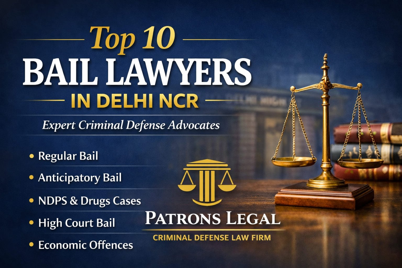 Top 10 Bail Lawyers in Delhi NCR