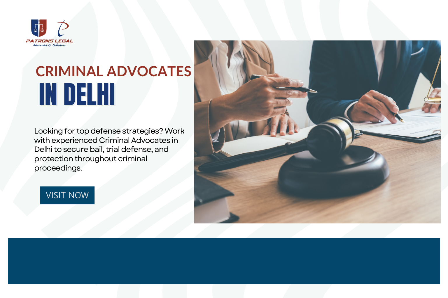 Best Criminal Advocates in Delhi | Patrons Legal