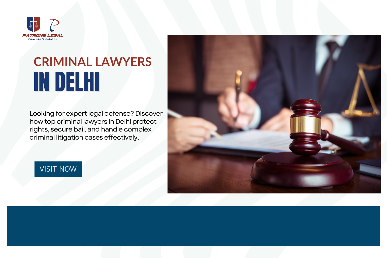 Best Criminal Lawyers in Delhi | Patrons Legal